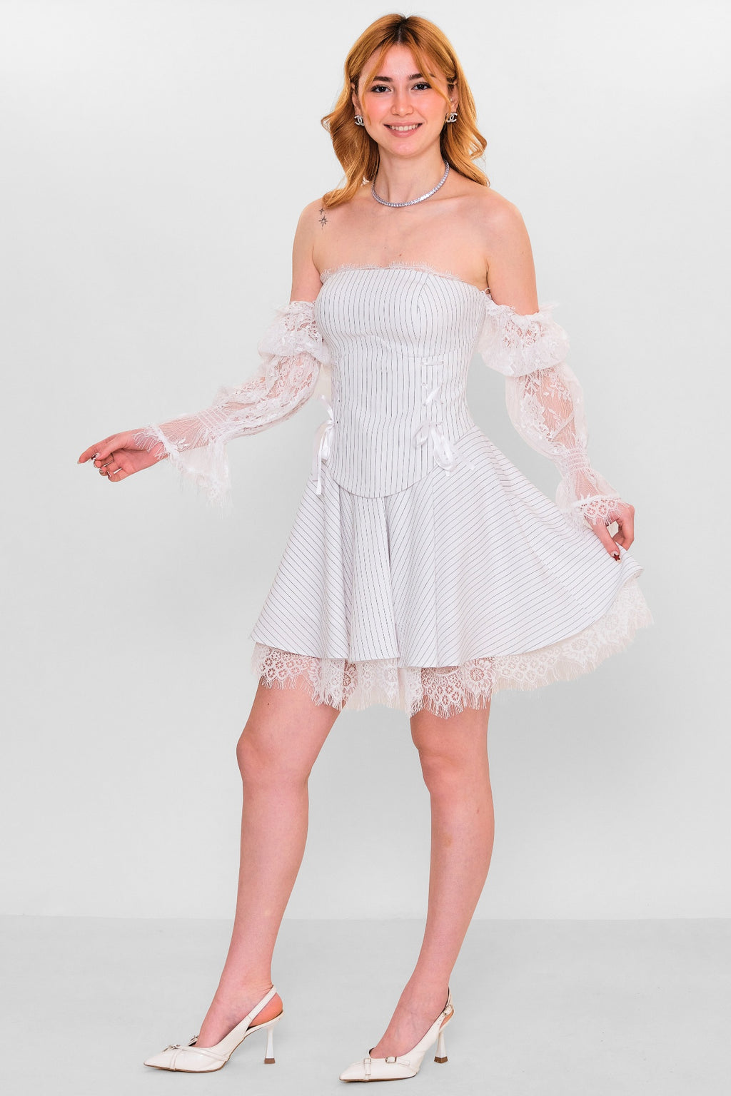 Kedma - Plus Size Dress (KDM26Y8-98384) - 8690200154942