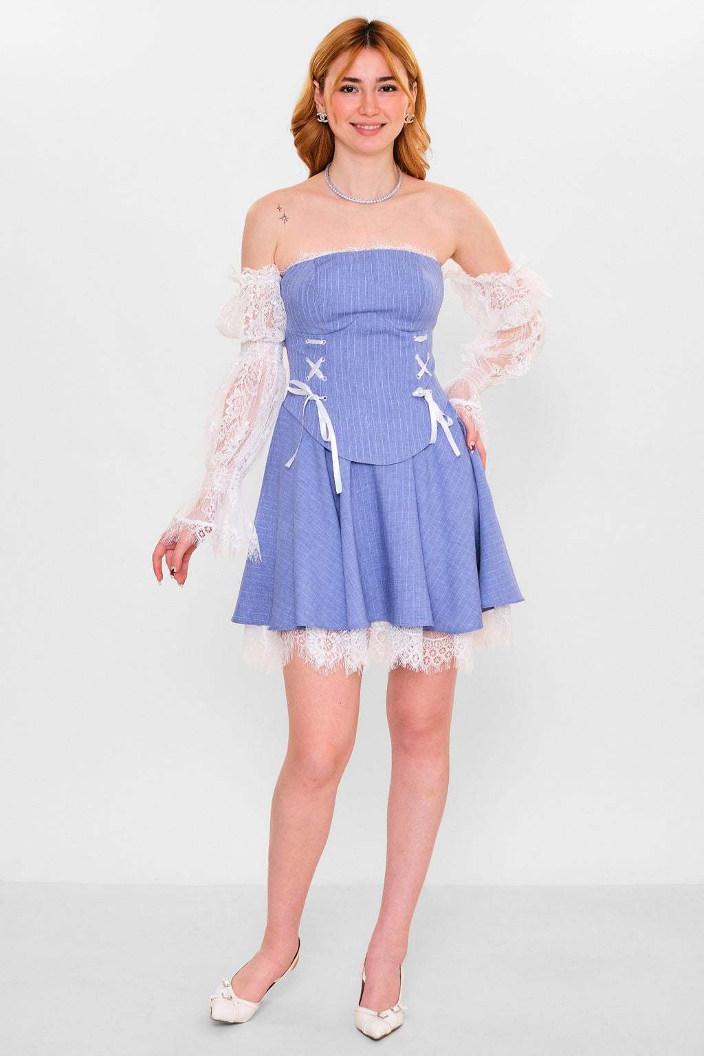 Kedma - Plus Size Dress (KDM26Y8-98384) - 8690200154959
