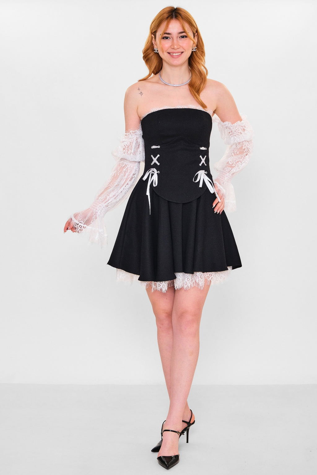Kedma - Plus Size Dress (KDM26Y8-98391) - 8690200154966