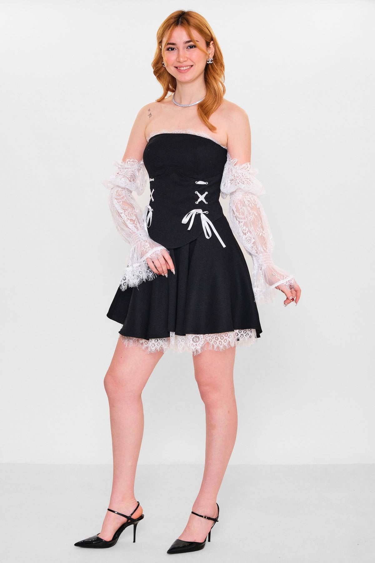 Kedma - Plus Size Dress (KDM26Y8-98391) - 8690200154966