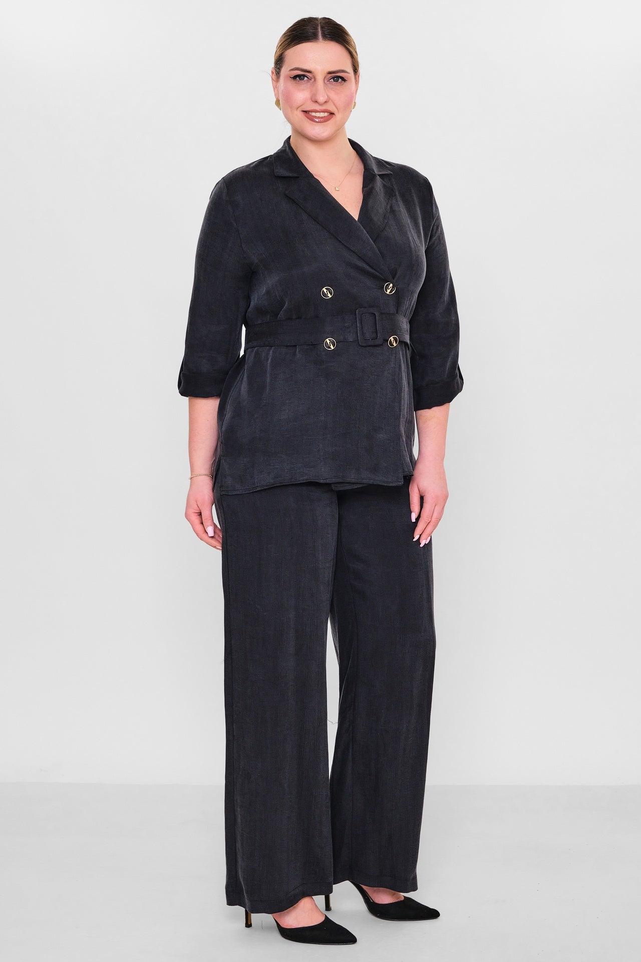 Salkim - Plus Size Suit (SLK26Y66299BB) - 8690200155406