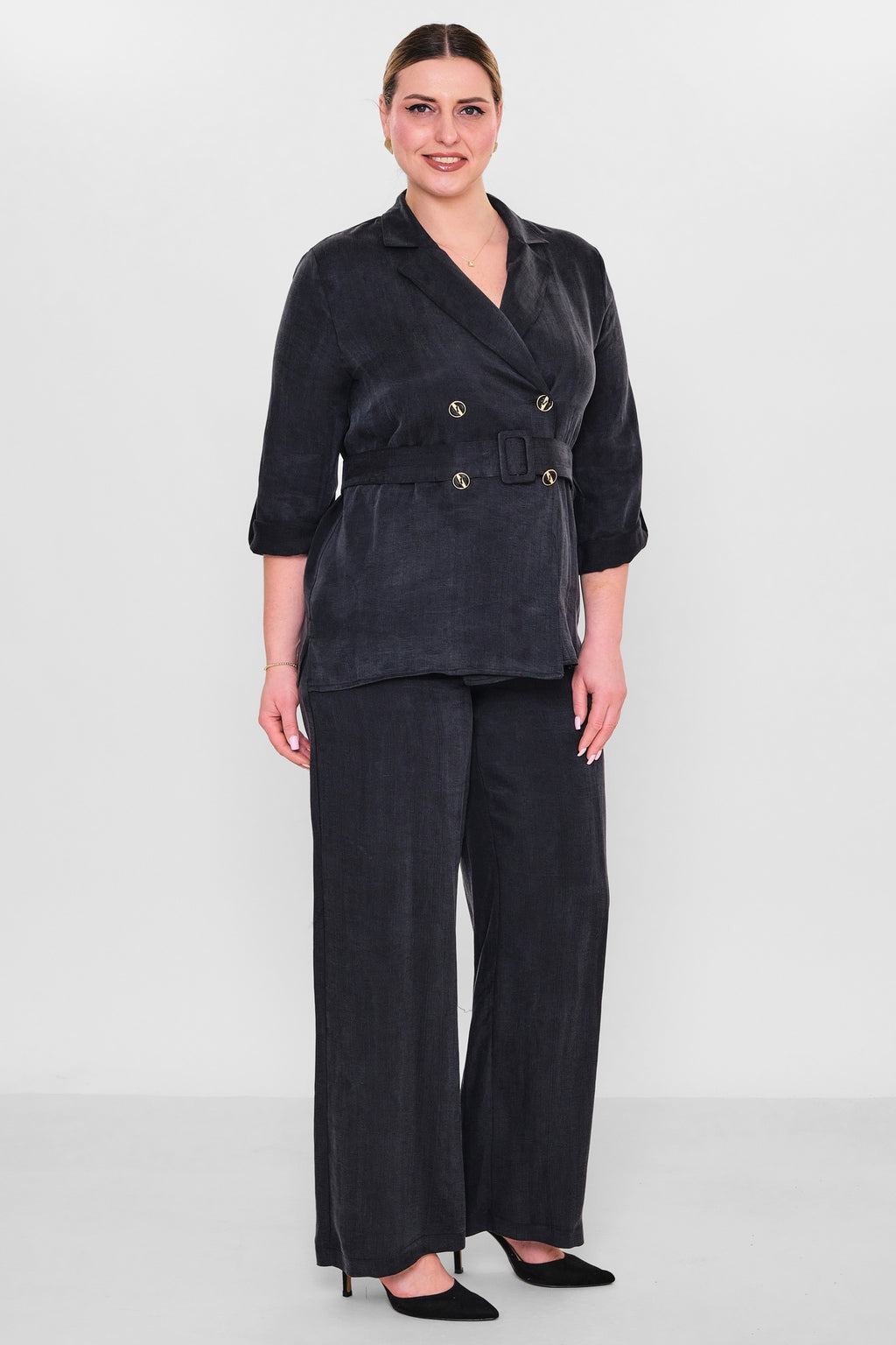 Salkim - Plus Size Suit (SLK26Y66299BB) - 8690200155406