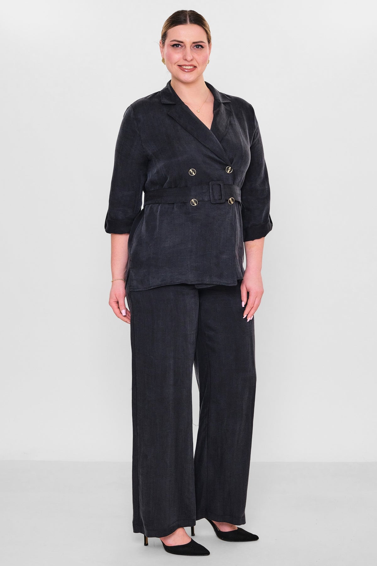 Salkim - Plus Size Suit (SLK26Y66299BB) - 8690200155406