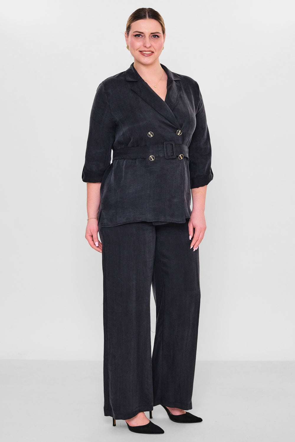 Salkim - Plus Size Suit (SLK26Y66299BB) - 8690200155406