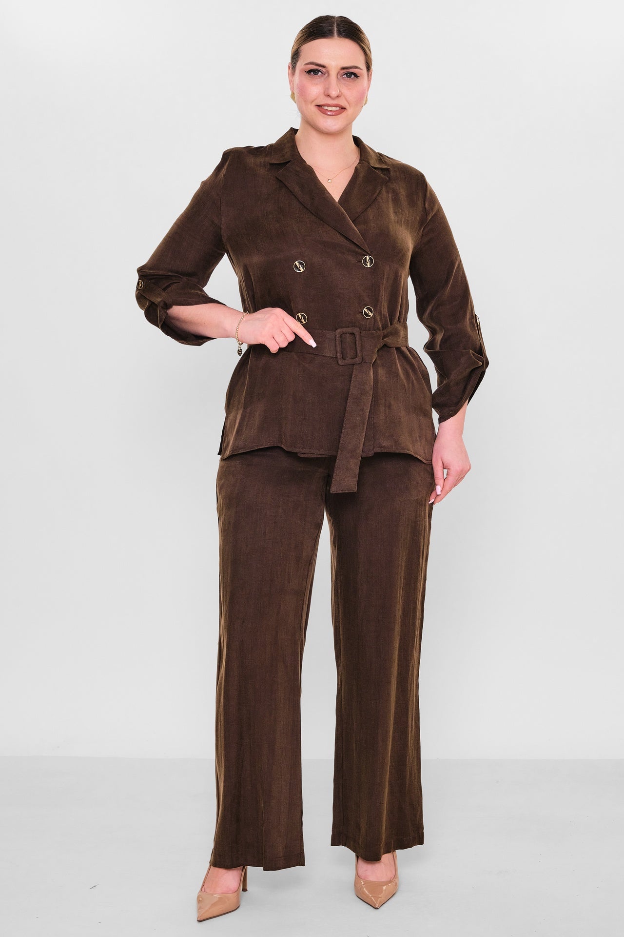 Salkim - Plus Size Suit (SLK26Y66299BB) - 8690200155413