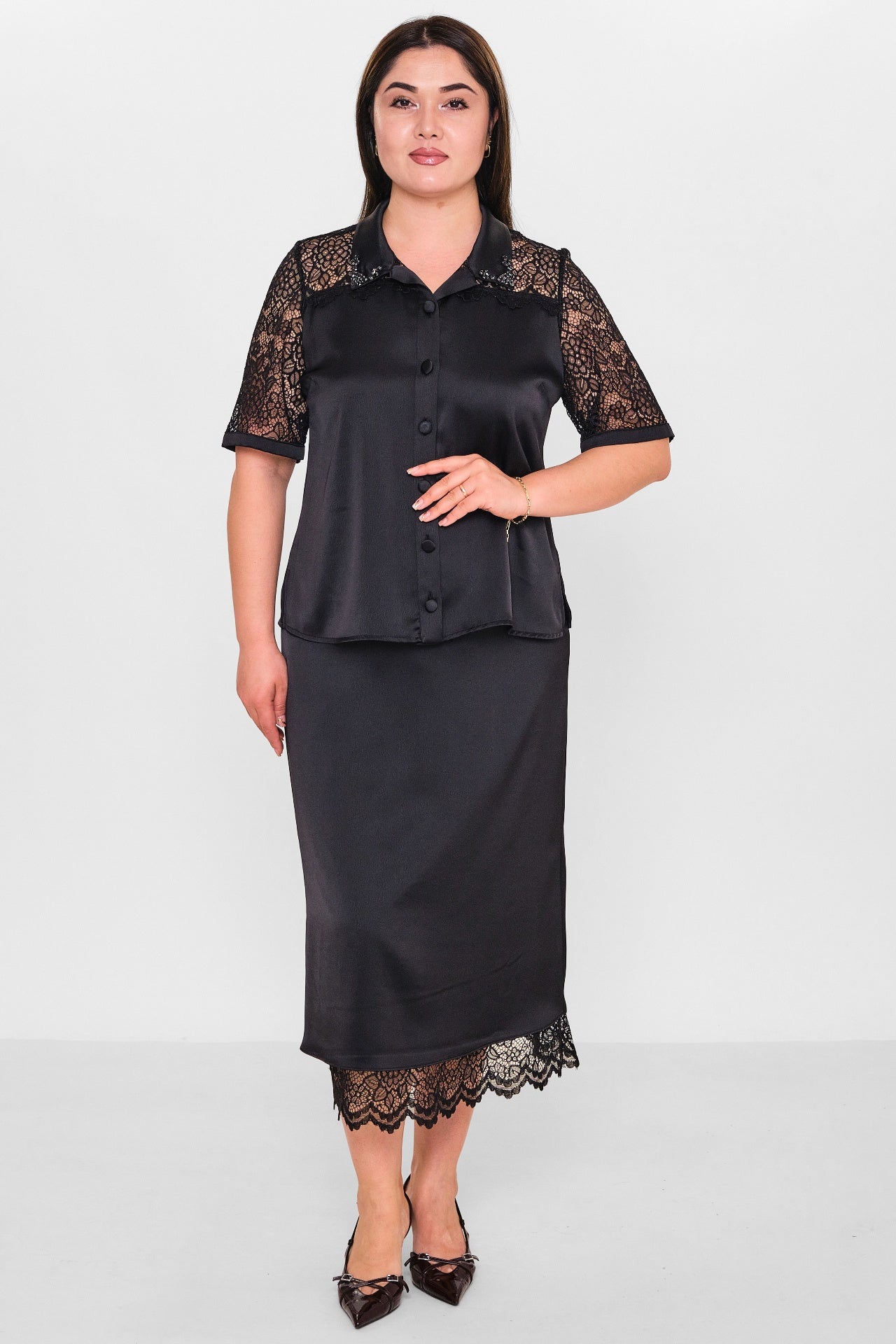 Dress port - Plus Size Suit (DSP26Y3501) - 8690200155451