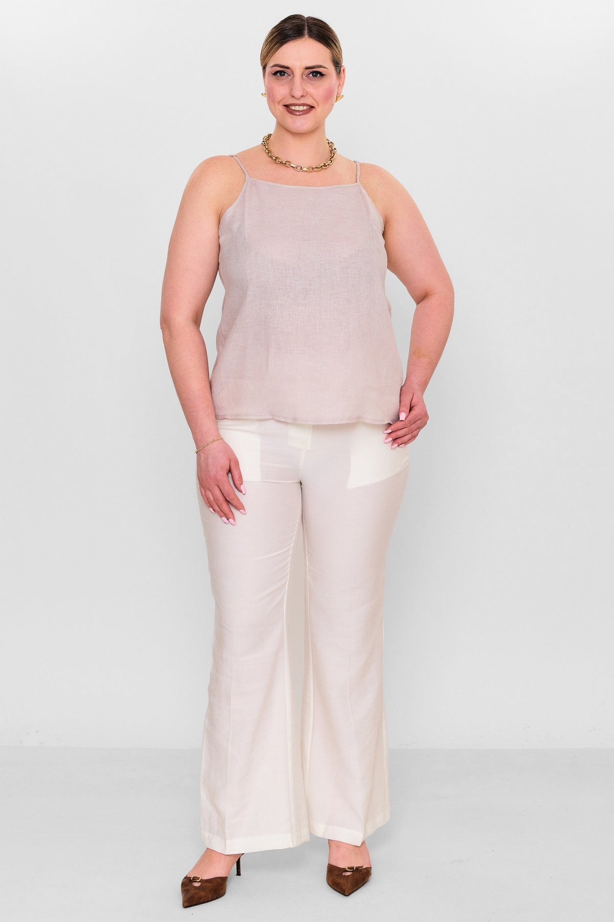 Salkim - Plus Size Blouse (SLK26Y36316BB) - 8690200155628