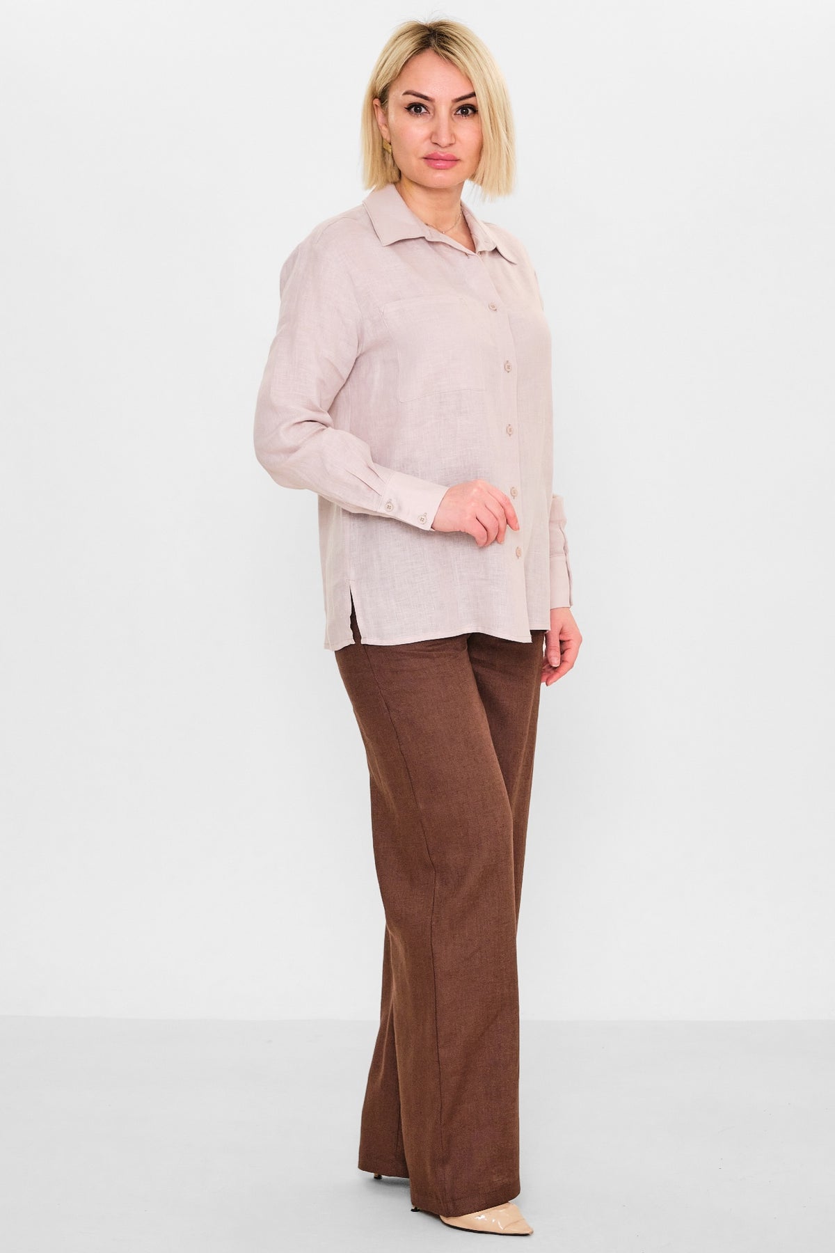 Salkim - Plus Size Shirt (SLK26Y36042) - 8690200155857