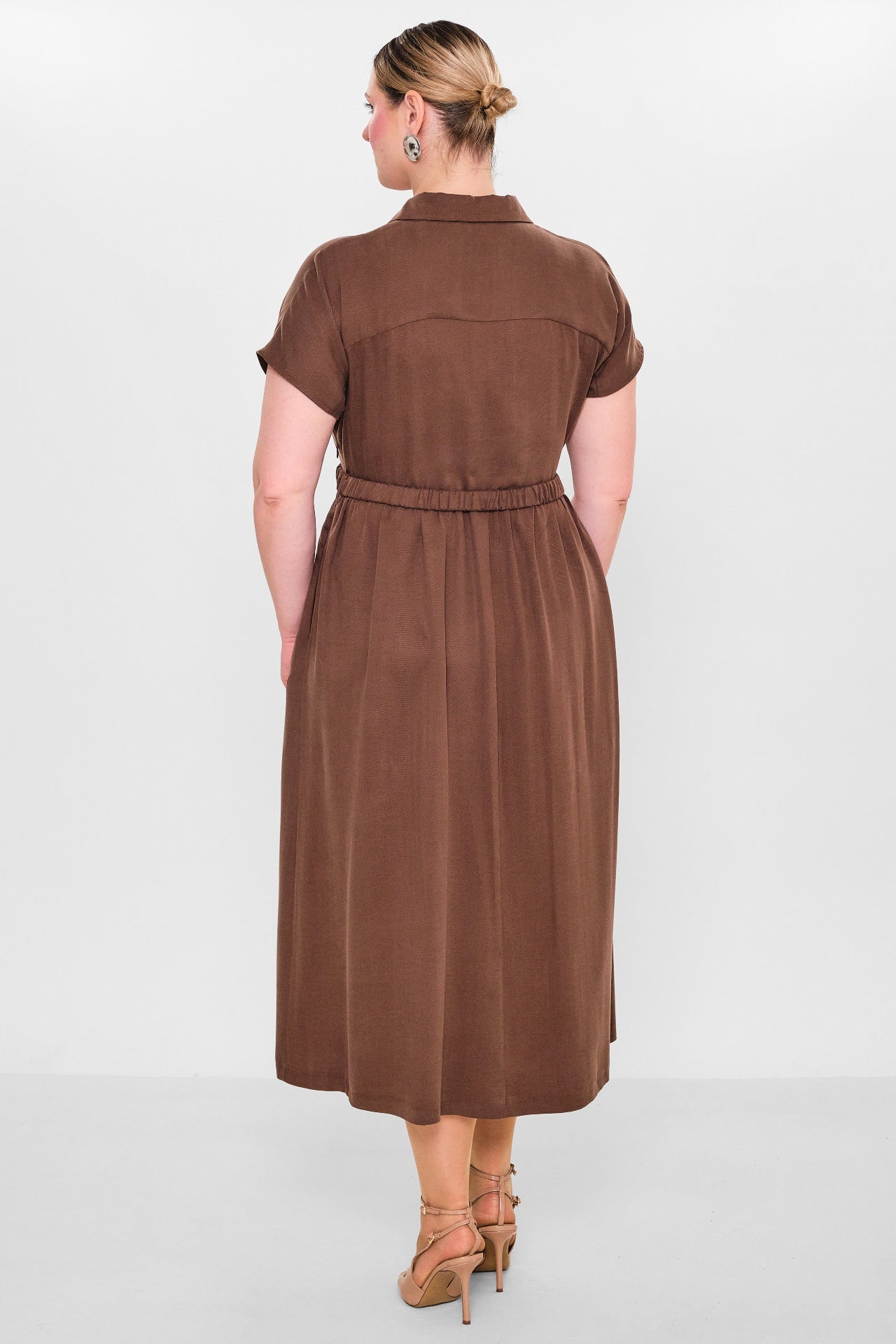Laluce - Plus Size Dress (L2.Y26.ELB.2E666) - 8690200155871