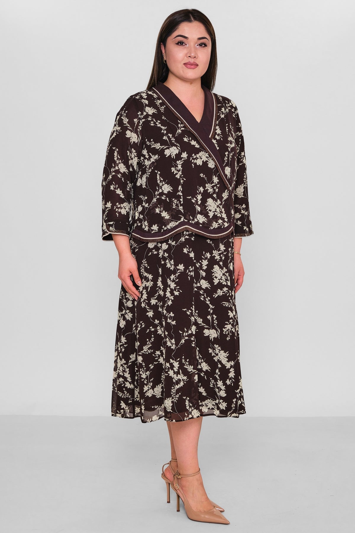 Gumanize - Extended Plus Size Dress (GMZ2026-587-7938) - 8690200155994