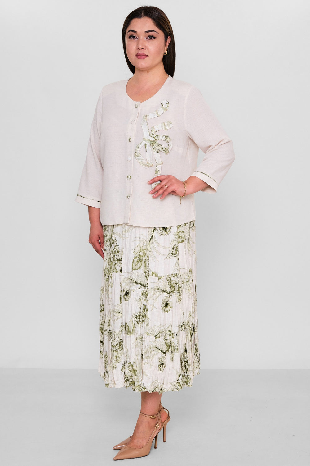 Gumanize - Plus Size Suit (GMZTK458-6685) - 8690200156007