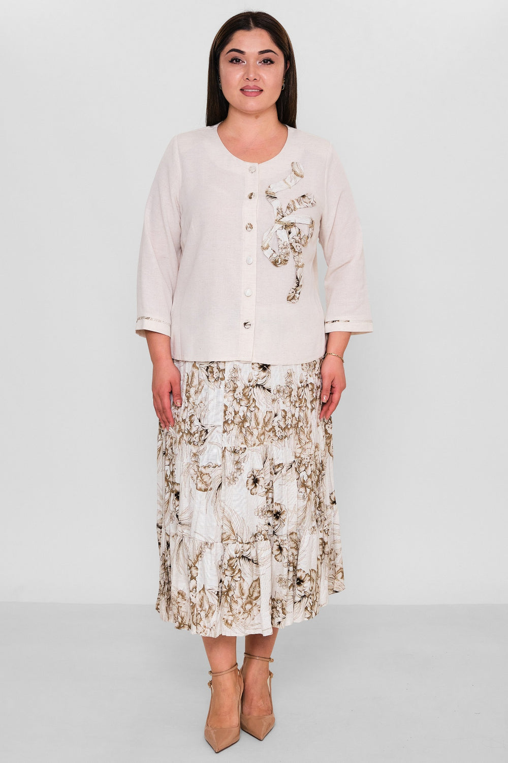 Gumanize - Plus Size Suit (GMZTK458-6685) - 8690200156014