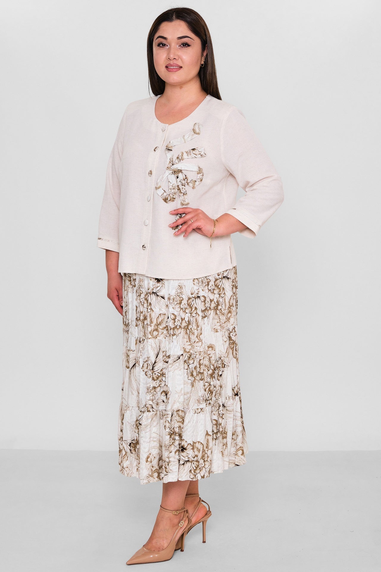 Gumanize - Plus Size Suit (GMZTK458-6685) - 8690200156014