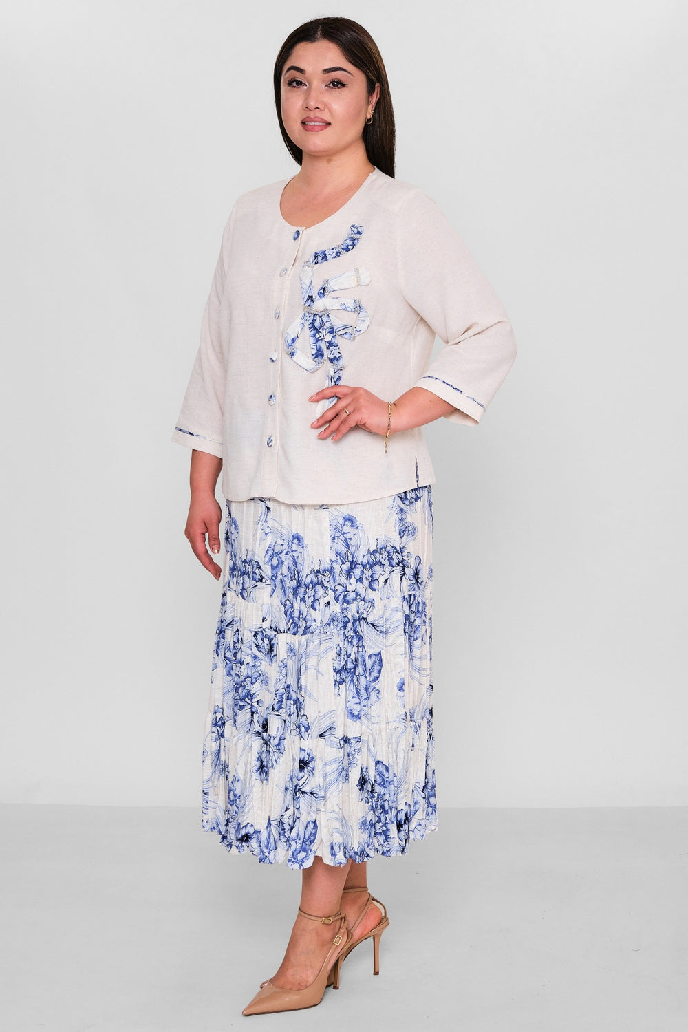 Gumanize - Plus Size Suit (GMZTK458-6685) - 8690200156021