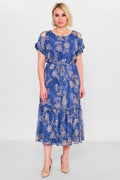 Revaro - Plus Size Dress (RVR26YS-9086) - 8690200156120