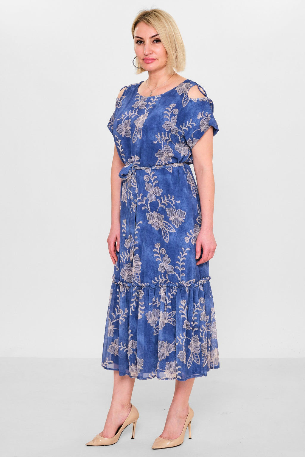 Revaro - Plus Size Dress (RVR26YS-9086) - 8690200156120