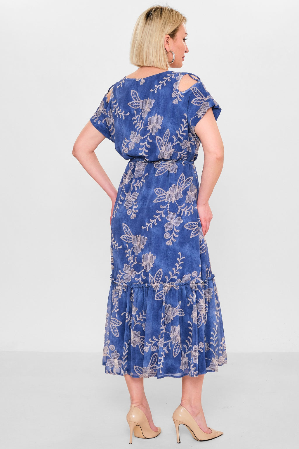 Revaro - Plus Size Dress (RVR26YS-9086) - 8690200156120