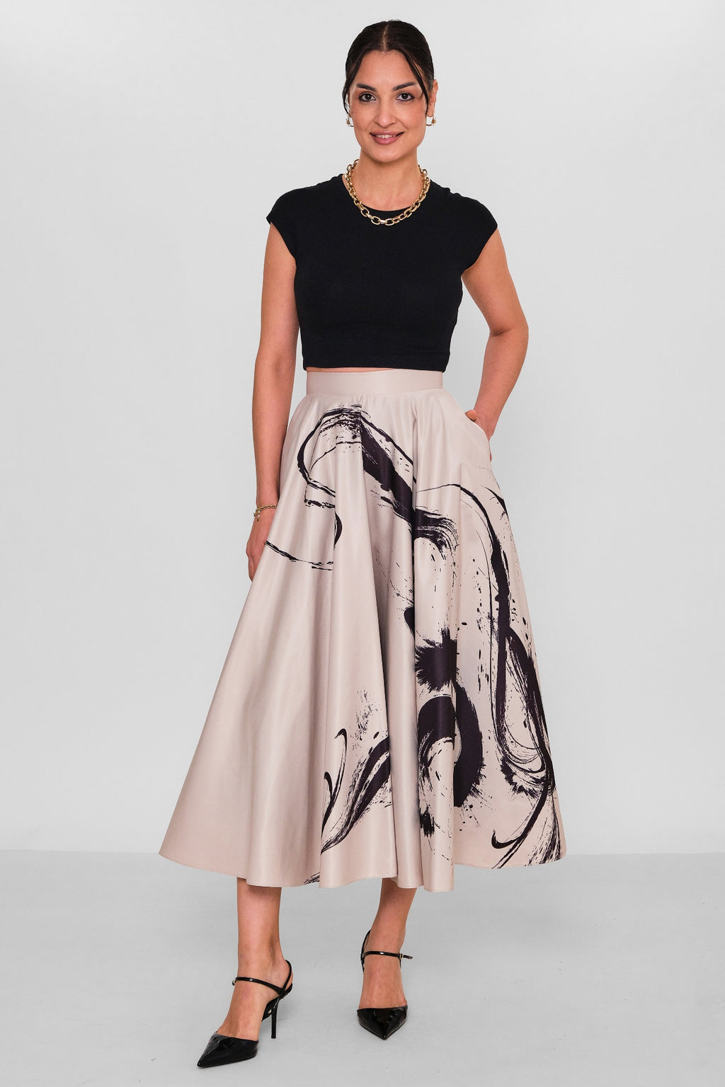 Mamulier - Plus Size Skirt (MML26Y6525) - 8690200156182