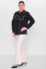 Salkim - Plus Size Shirt (SLK26Y36046BB) - 8690200156359