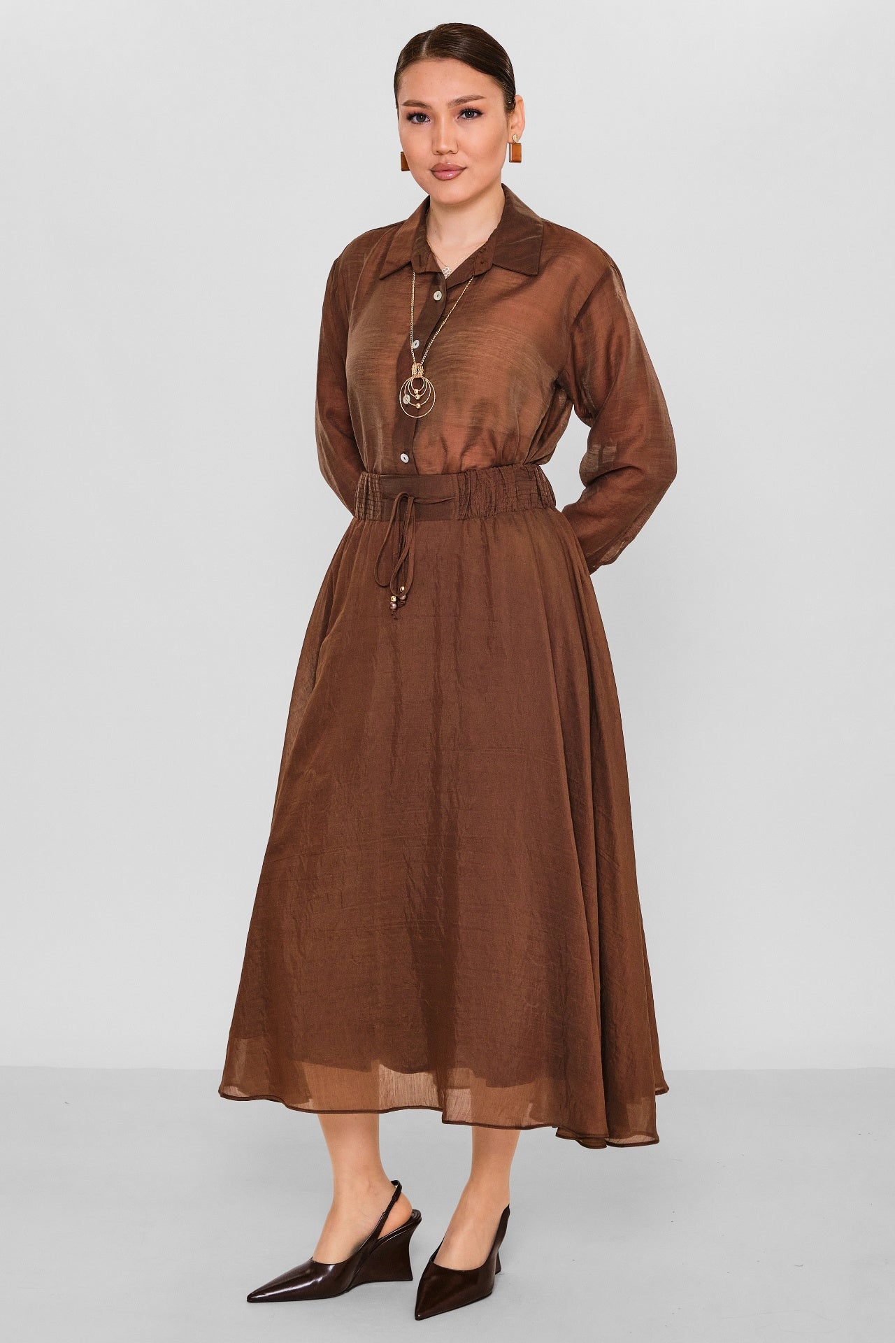 Jarri̇vee - Plus Size Skirt (JRVSS26J3209) - 8690200156656