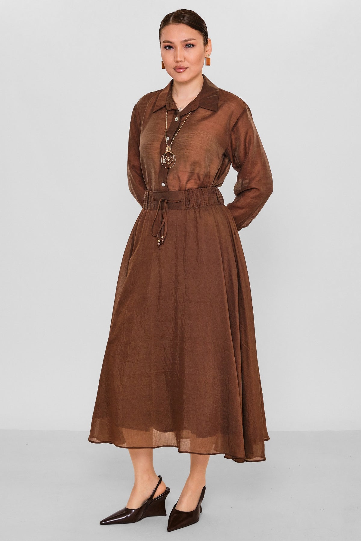 Jarrivee - Plus Size Skirt (JRVSS26J3209) - 8690200156656