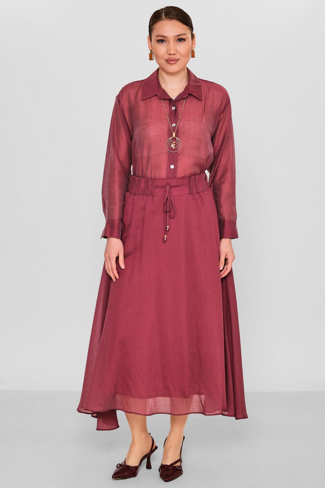 Jarrivee - Plus Size Skirt (JRVSS26J3209) - 8690200156663