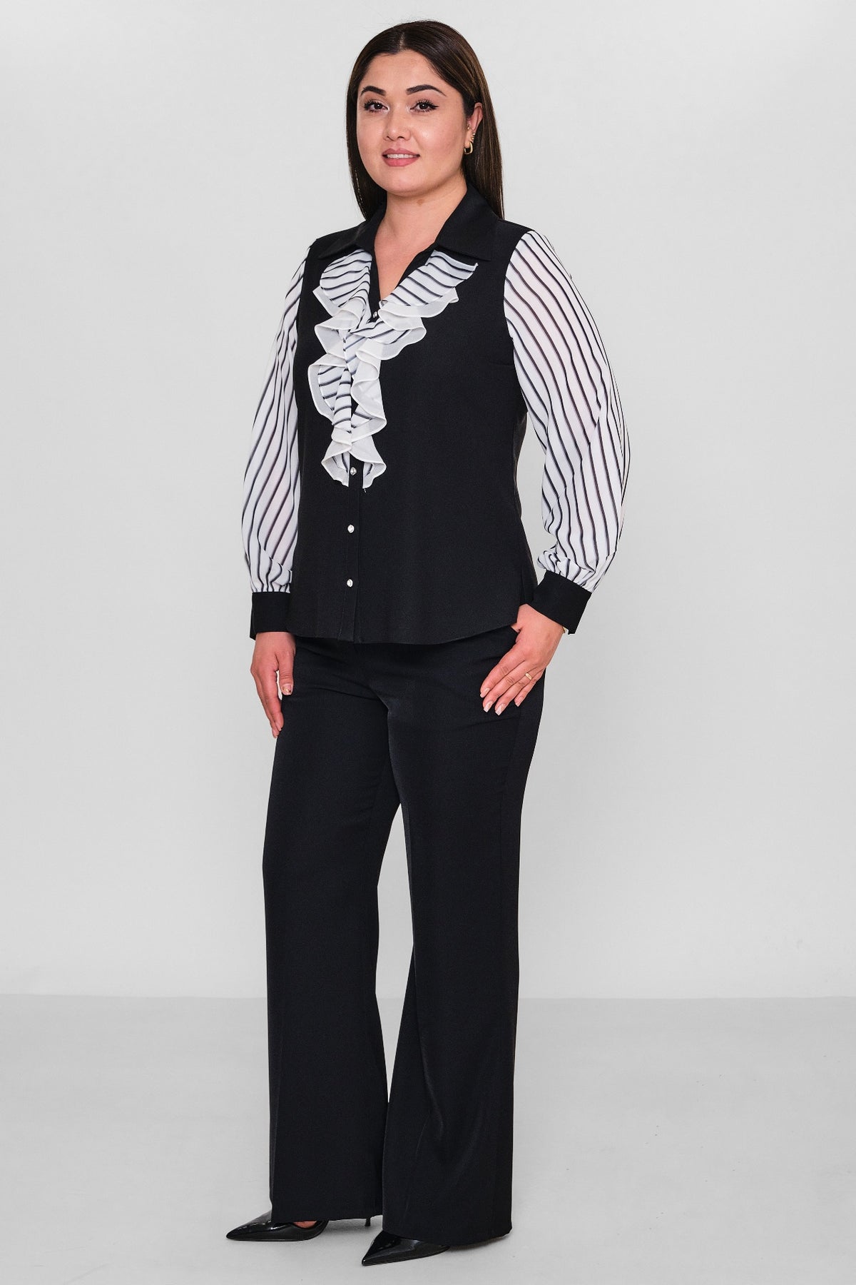 Kifayet - Plus Size Shirt (KFY26Y18708-20) - 8690200156779