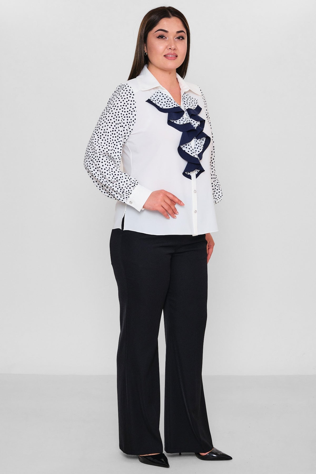 Kifayet - Plus Size Shirt (KFY26Y18708-20) - 8690200156786