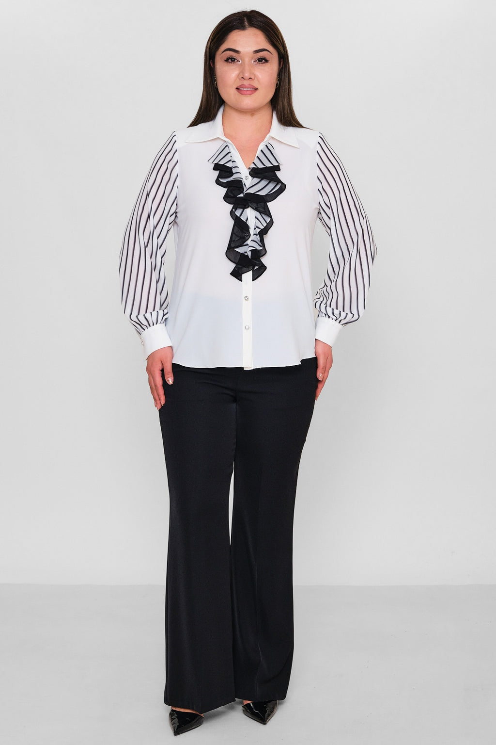Kifayet - Plus Size Shirt (KFY26Y18708-20) - 8690200156793