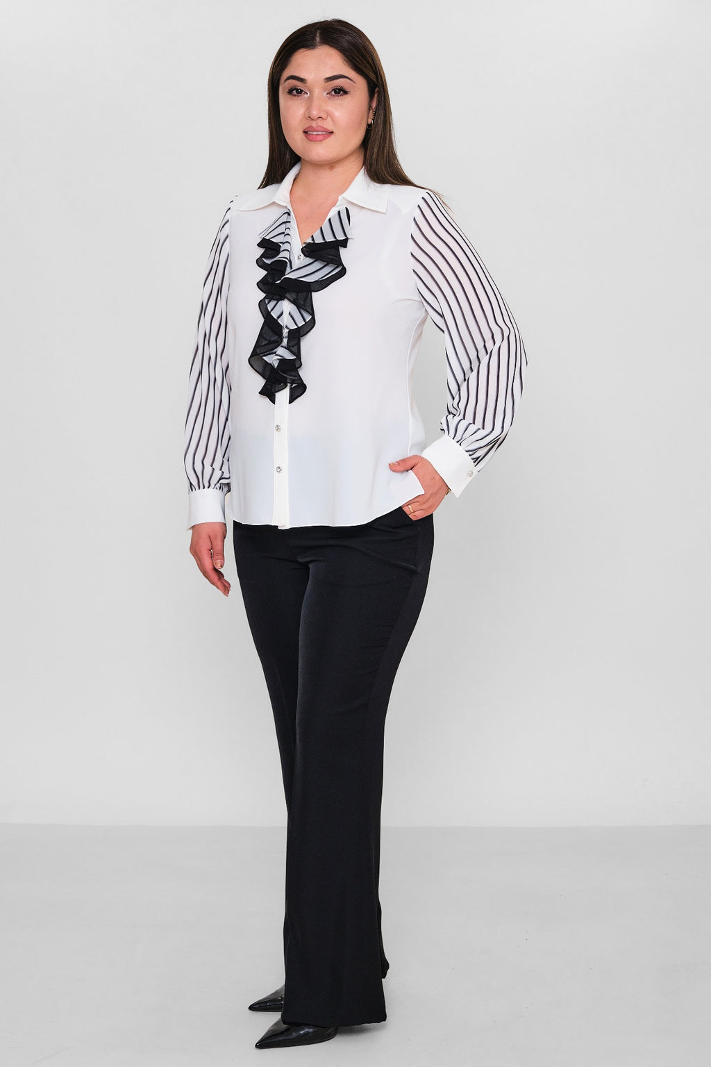 Kifayet - Plus Size Shirt (KFY26Y18708-20) - 8690200156793