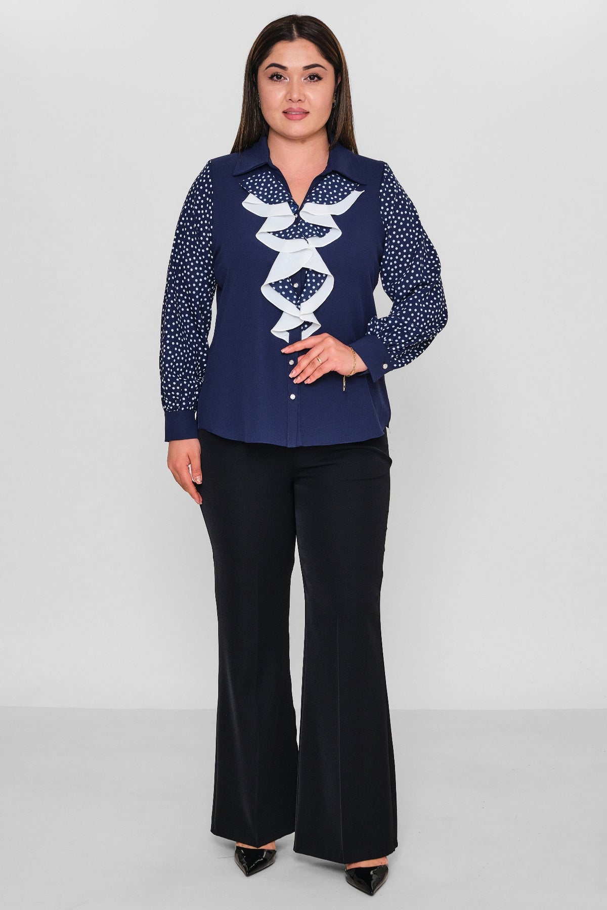 Kifayet - Plus Size Shirt (KFY26Y18708-20) - 8690200156809