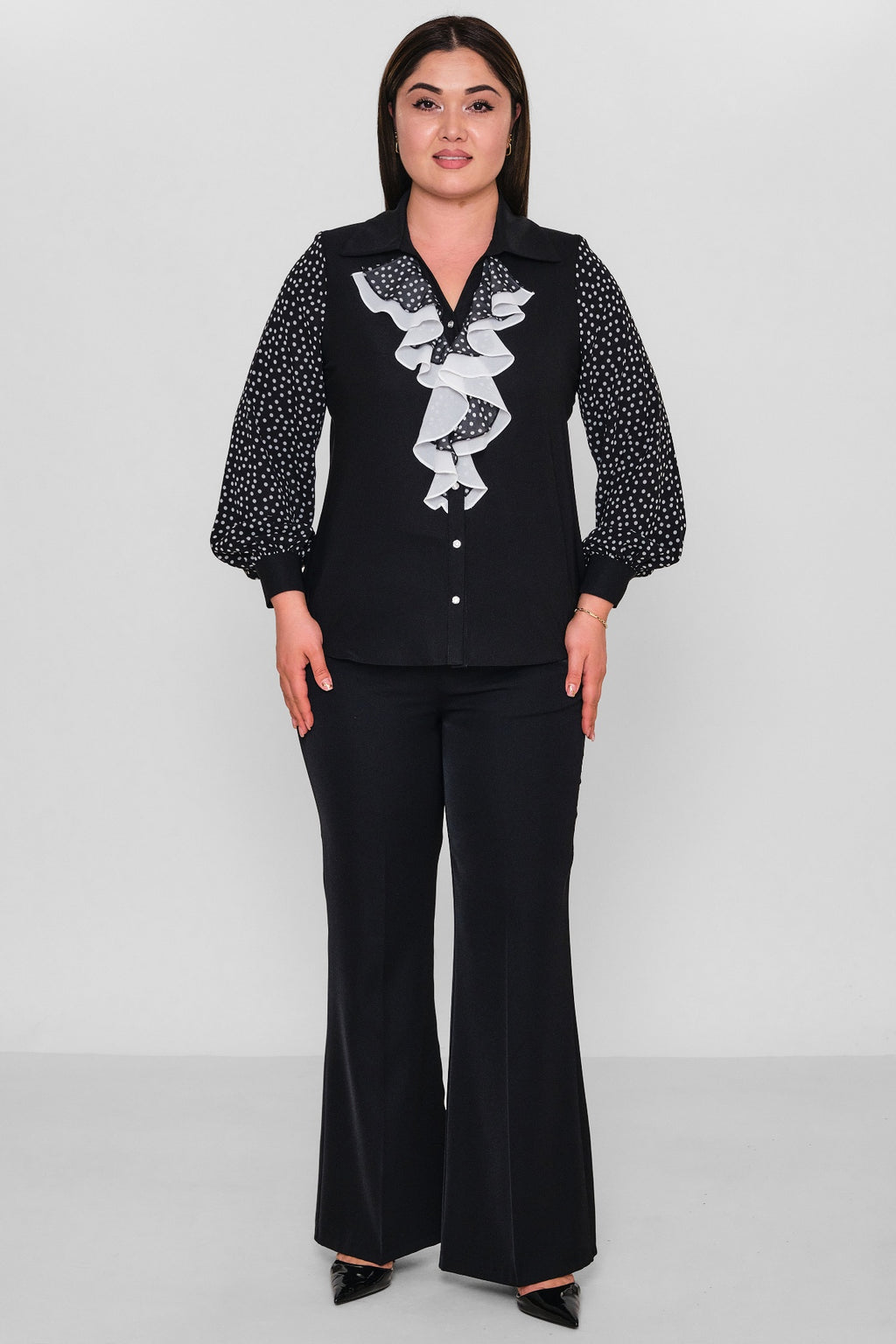 Kifayet - Plus Size Shirt (KFY26Y18708-20) - 8690200156823