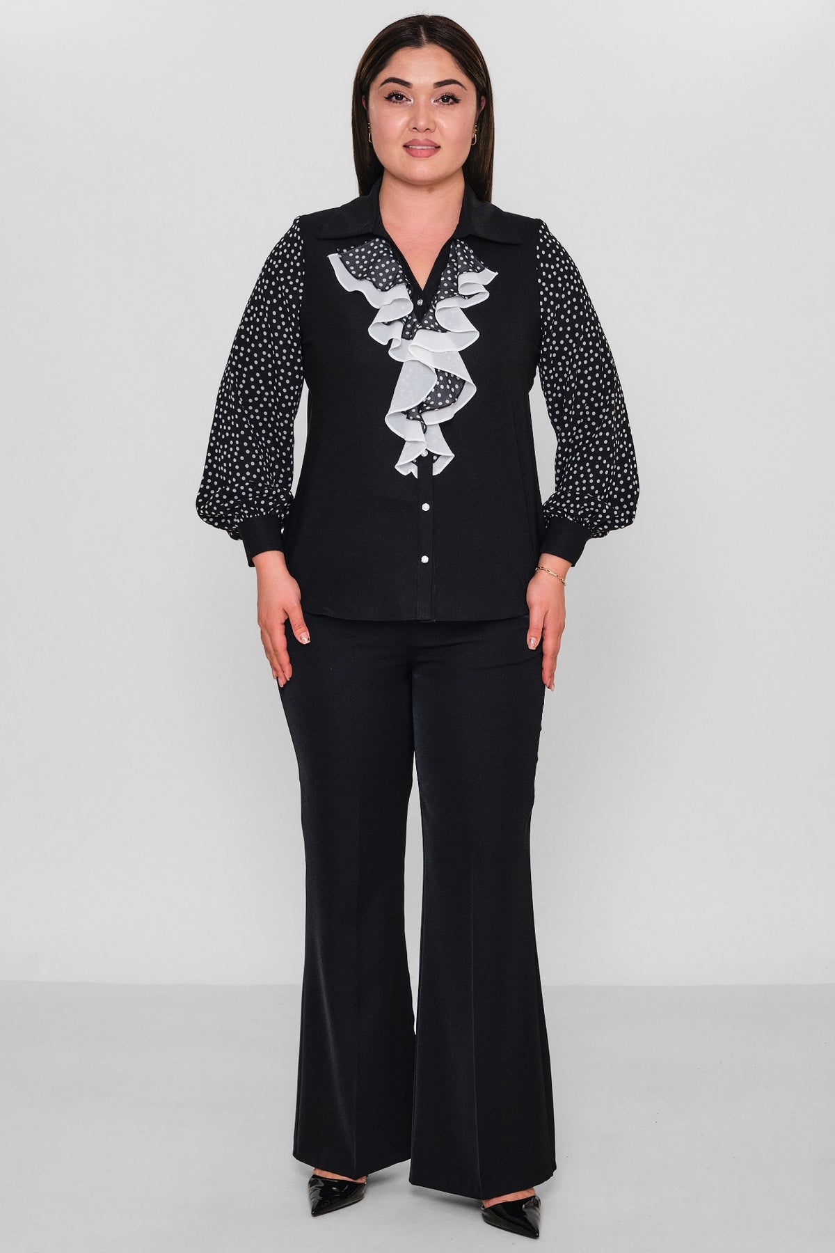 Kifayet - Plus Size Shirt (KFY26Y18708-20) - 8690200156823