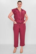 Laluce - Plus Size Trousers (L2.Y26.PNT.2P223) - 8690200156939