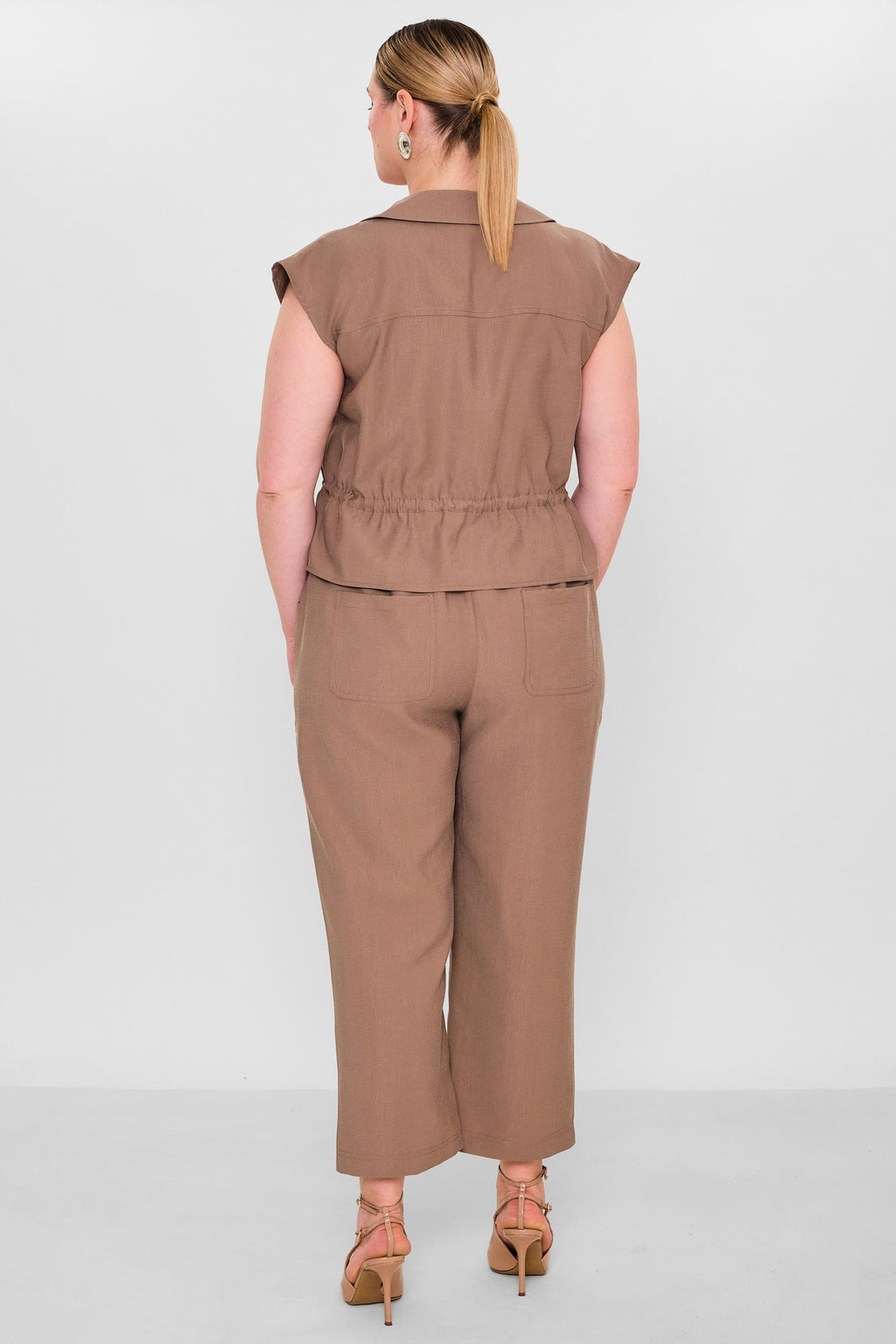 Laluce - Plus Size Waistcoat (L2.Y26.YK.2Y13) - 8690200156977