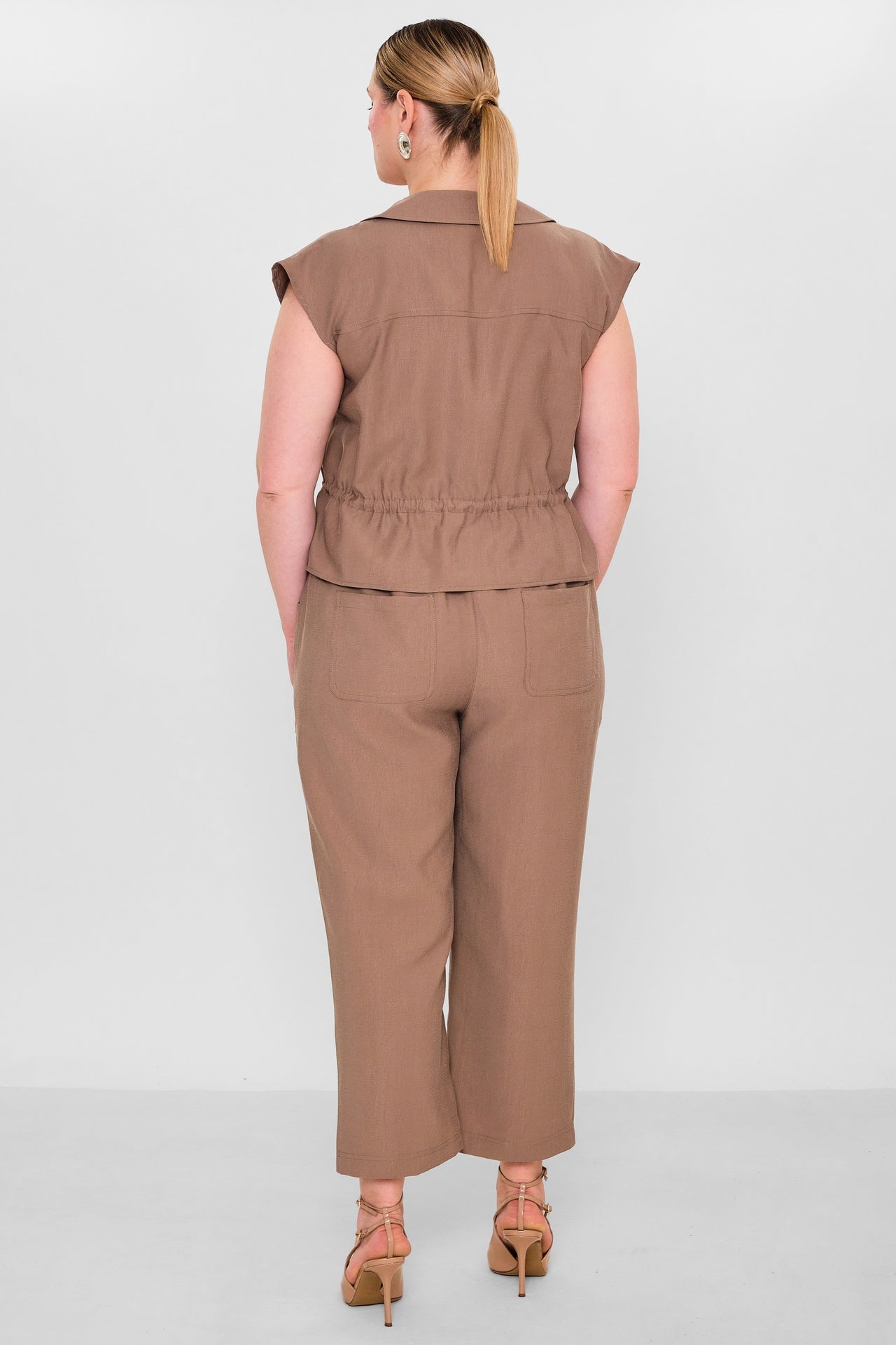 Laluce - Plus Size Waistcoat (L2.Y26.YK.2Y13) - 8690200156977