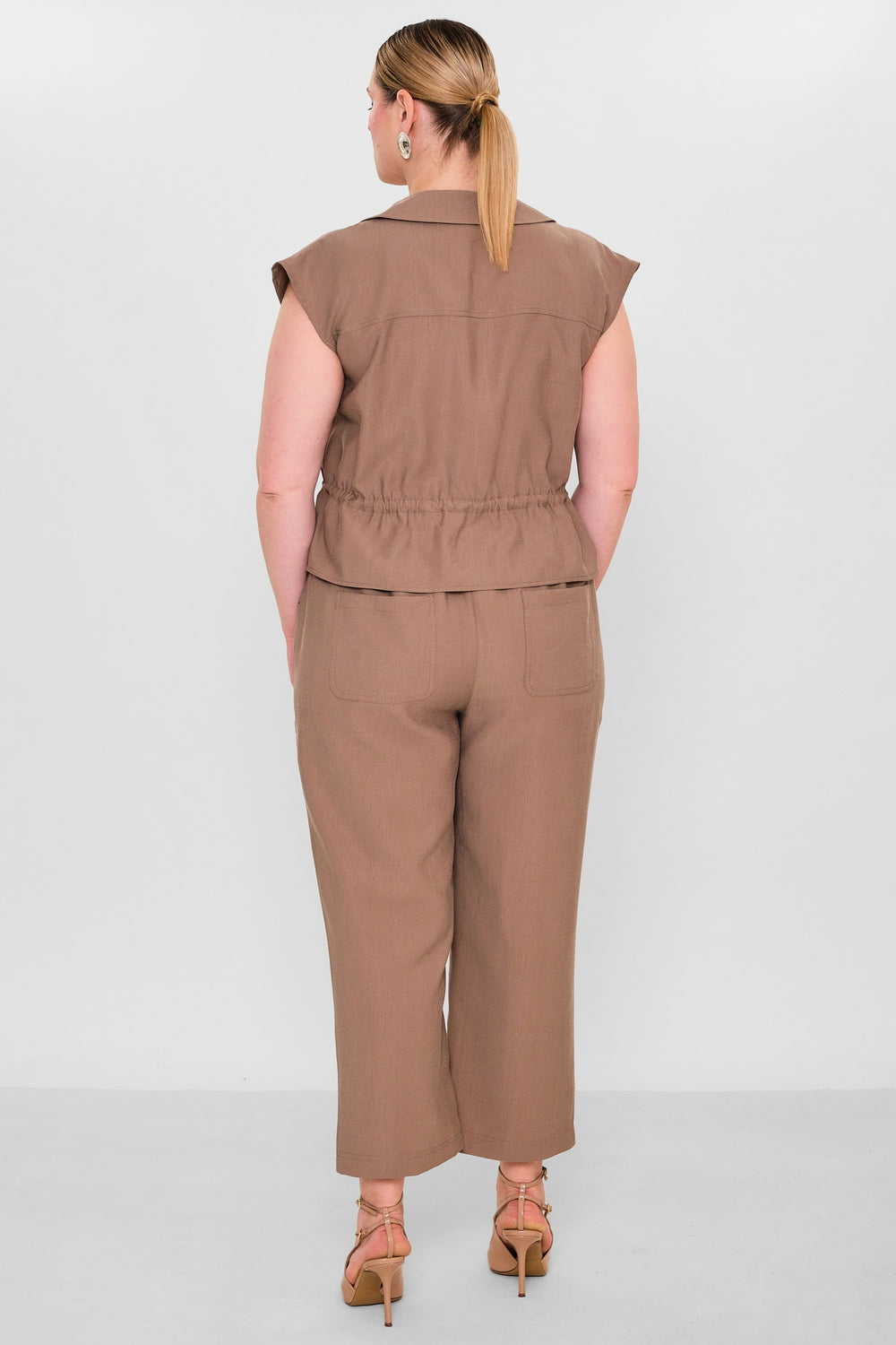 Laluce - Plus Size Waistcoat (L2.Y26.YK.2Y13) - 8690200156977