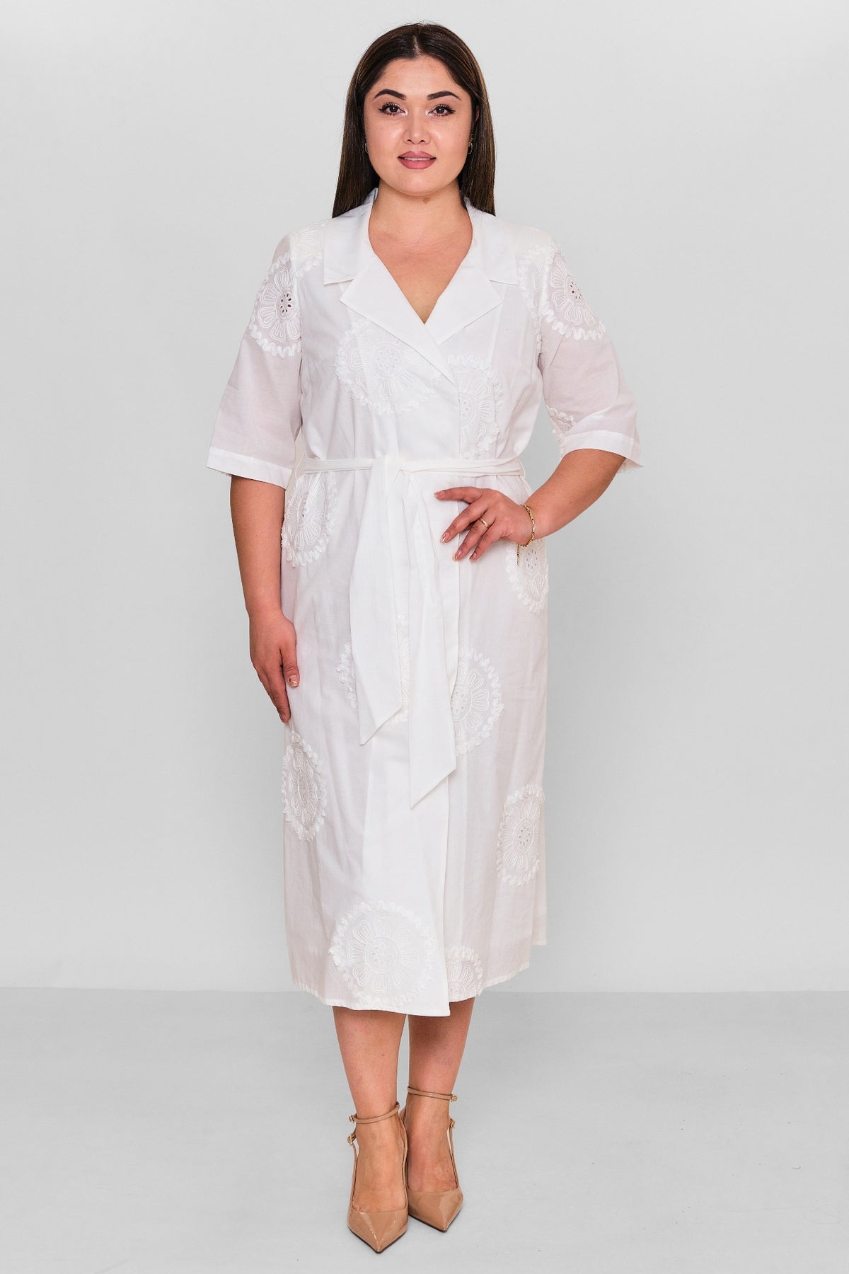Gumanize - Plus Size Dress (GMZ2025-1124-7171) - 8690200157110