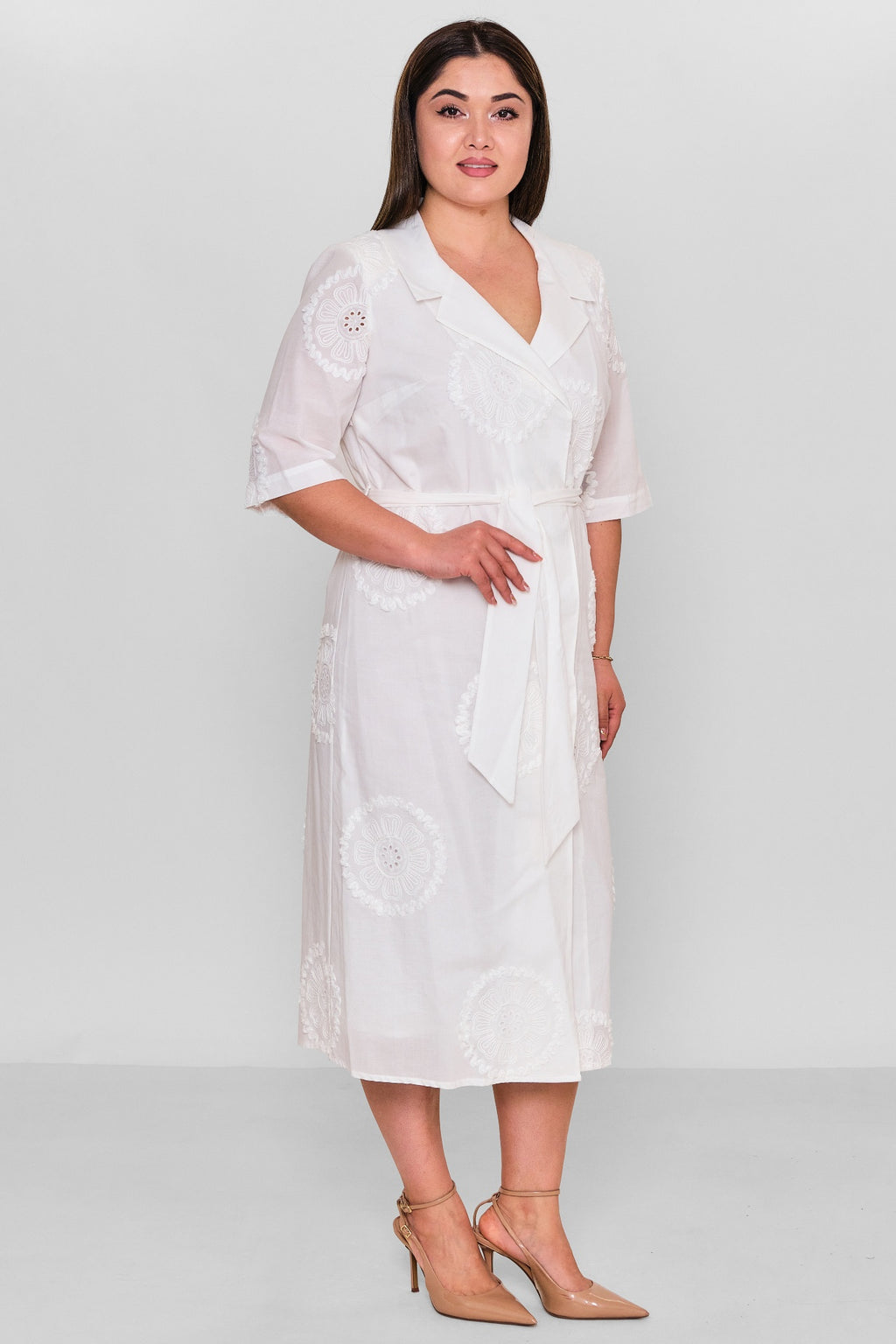 Gumanize - Plus Size Dress (GMZ2025-1124-7171) - 8690200157110