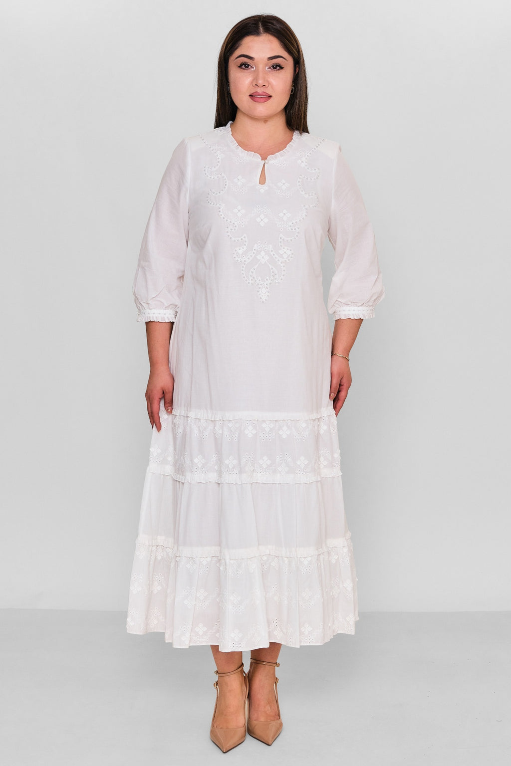 Gumanize - Plus Size Dress (GMZ2025-1151-7172) - 8690200157127