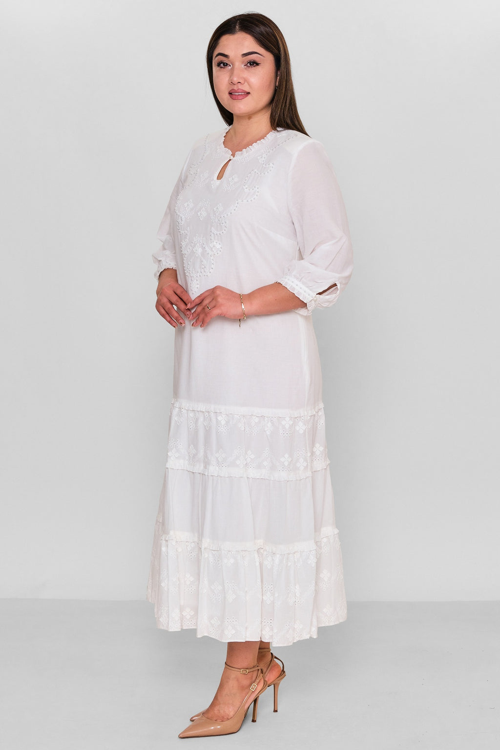 Gumanize - Plus Size Dress (GMZ2025-1151-7172) - 8690200157127