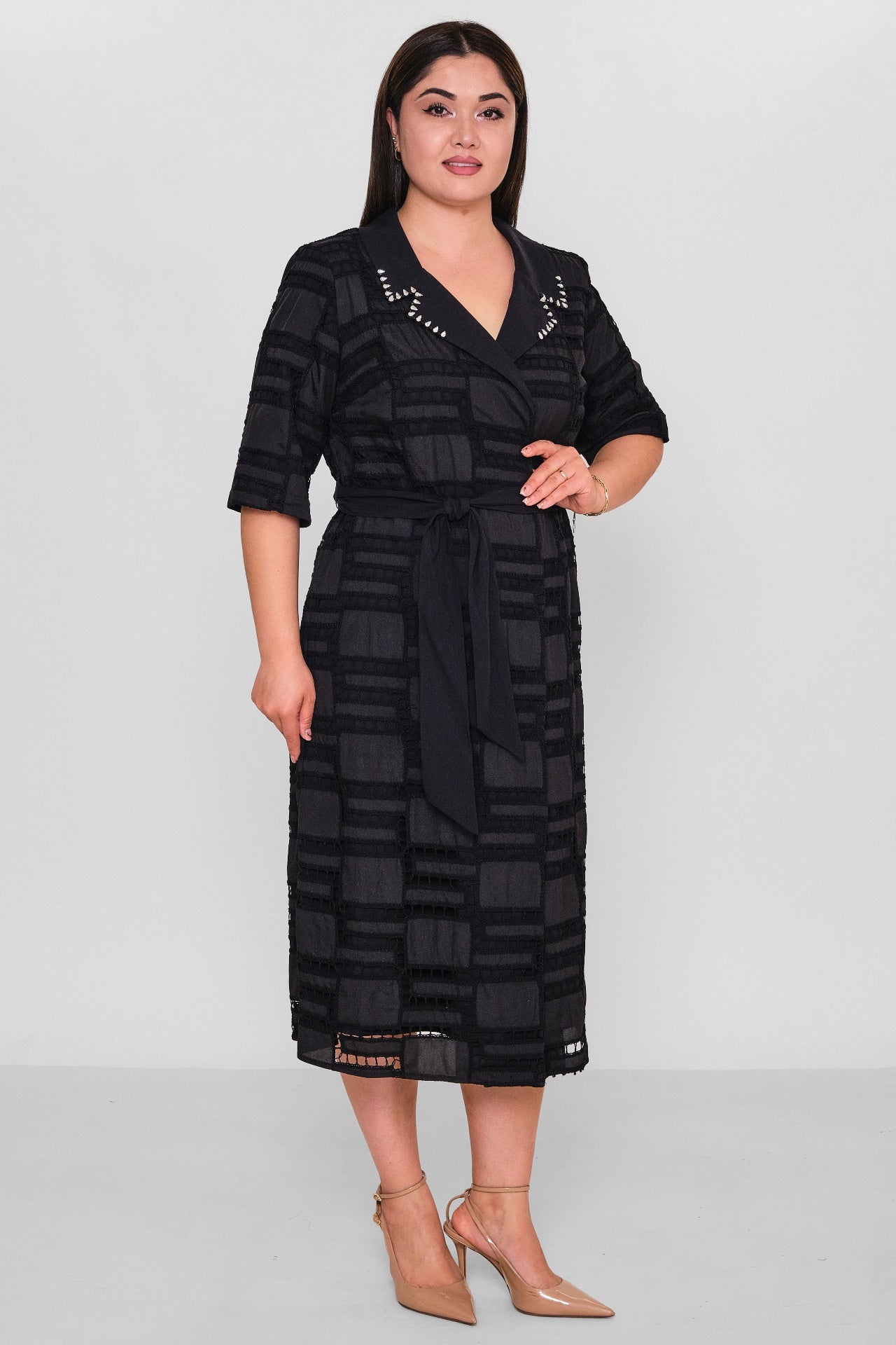 Gumanize - Plus Size Dress (GMZ2025-1153-7048) - 8690200157134