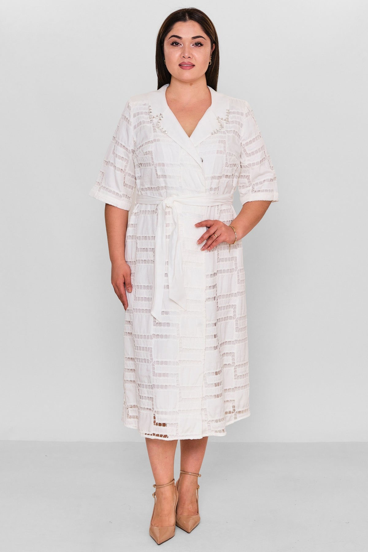 Gumanize - Plus Size Dress (GMZ2025-1153-7048) - 8690200157141