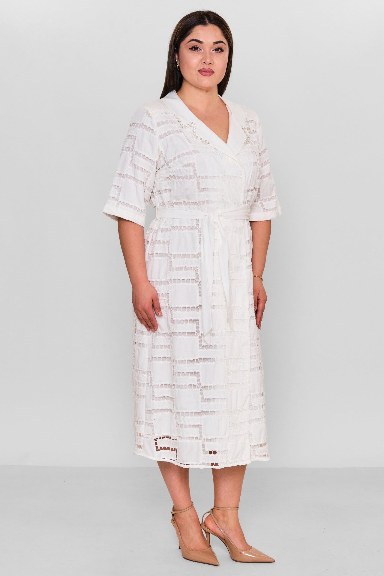 Gumanize - Plus Size Dress (GMZ2025-1153-7048) - 8690200157141