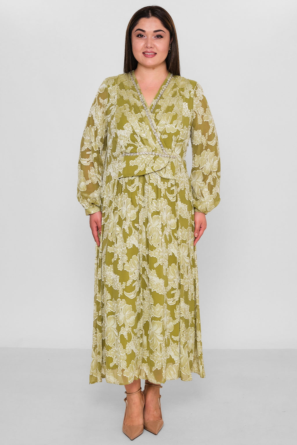 Gumanize - Plus Size Dress (GMZ2025-888-7646) - 8690200157189