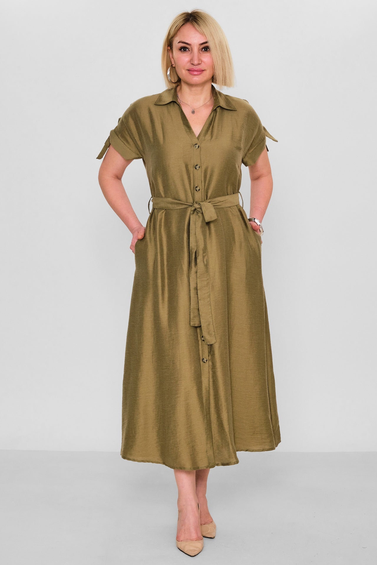 Revaro - Regular Size Dress (RVR26YS-9092) - 8690200157257