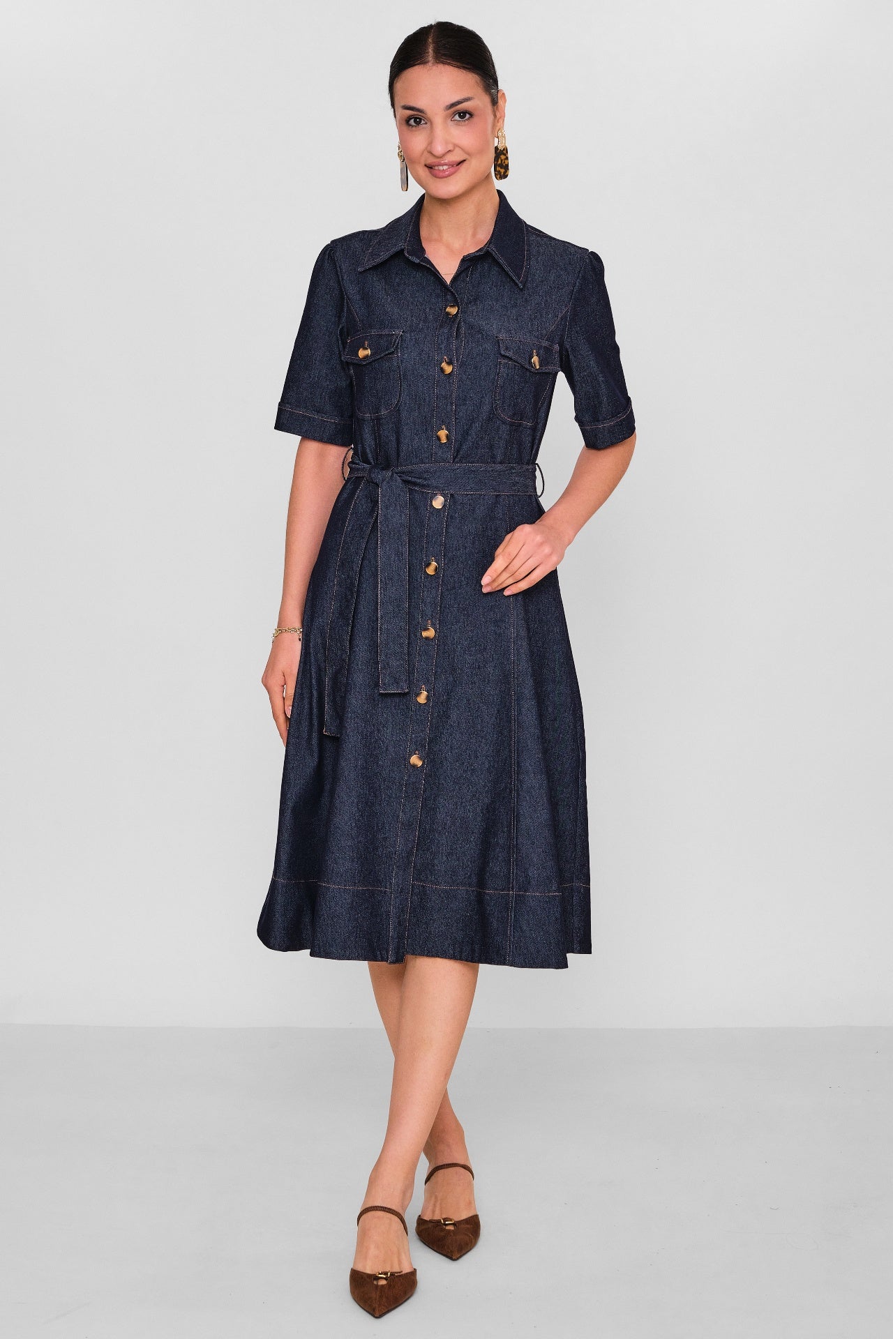 Elitline - Regular Size Dress (ELT26Y8-34-1003) - 8690200157271