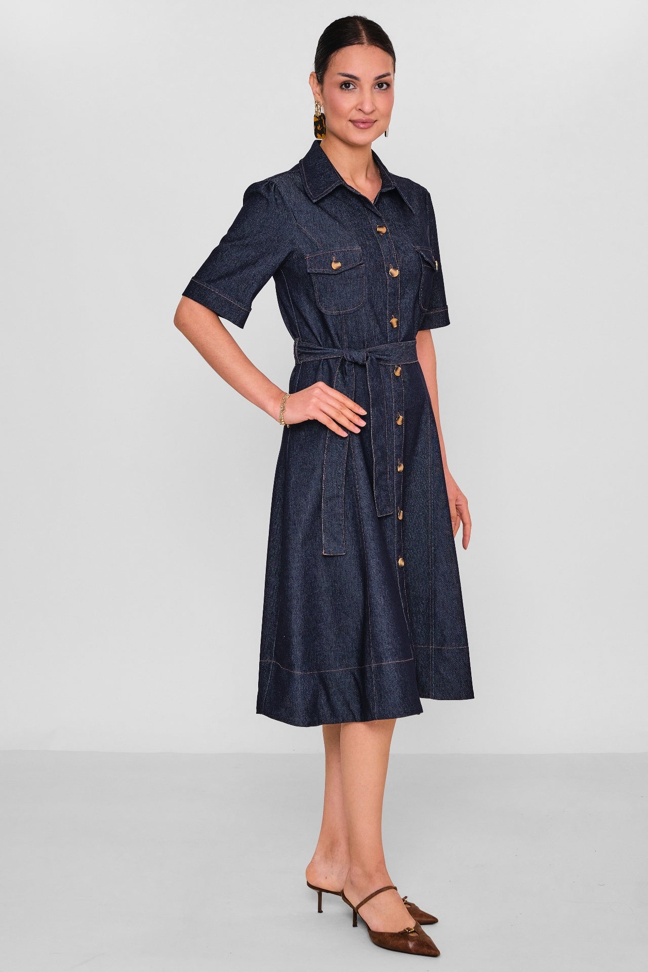 Elitline - Regular Size Dress (ELT26Y8-34-1003) - 8690200157271
