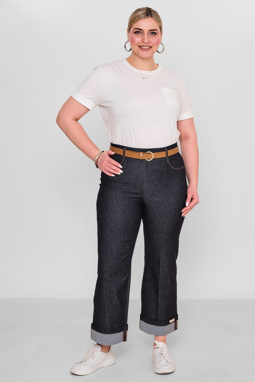 Elitline - Plus Size Trousers (ELT26Y1-34-4061) - 8690200157431