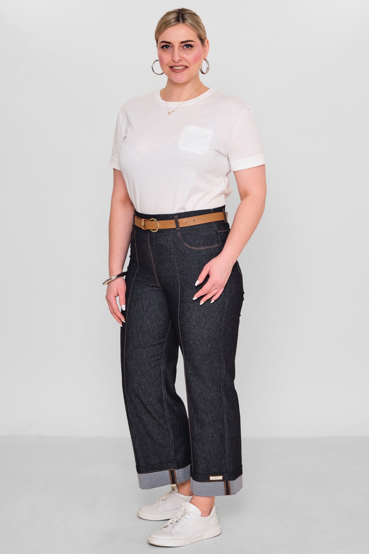 Elitline - Plus Size Trousers (ELT26Y1-34-4061) - 8690200157431